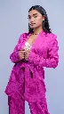 Tailleur Florale Fushia