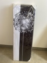 Tableau Mural Floral Noir et Blanc Vertical