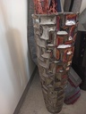 Vase argenté GM