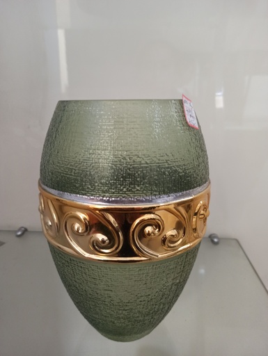 [ALL-0205] Vase Vert et doré