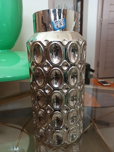 [ALL-0220] Vase argenté MM
