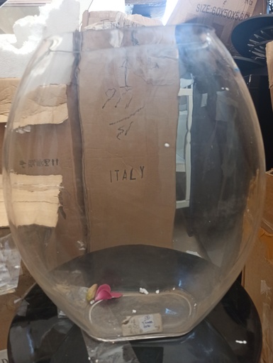 [ALL-0266] Vase Cristal Ovale